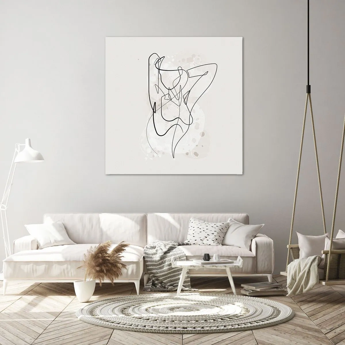 Impression sur toile - Image sur toile - L'art de la séduction - 50x50 cm