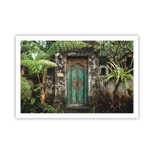 Affiche - Poster - Porte vers un monde exotique - 91x61 cm