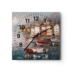 Horloge murale - Pendule murale - Havre romantique - 40x40 cm
