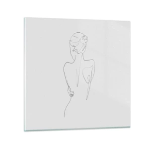 Impression sur verre - Image sur verre - Musique corporelle - 30x30 cm