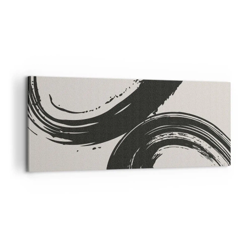 Impression sur toile - Image sur toile - Balayage circulaire - 100x40 cm