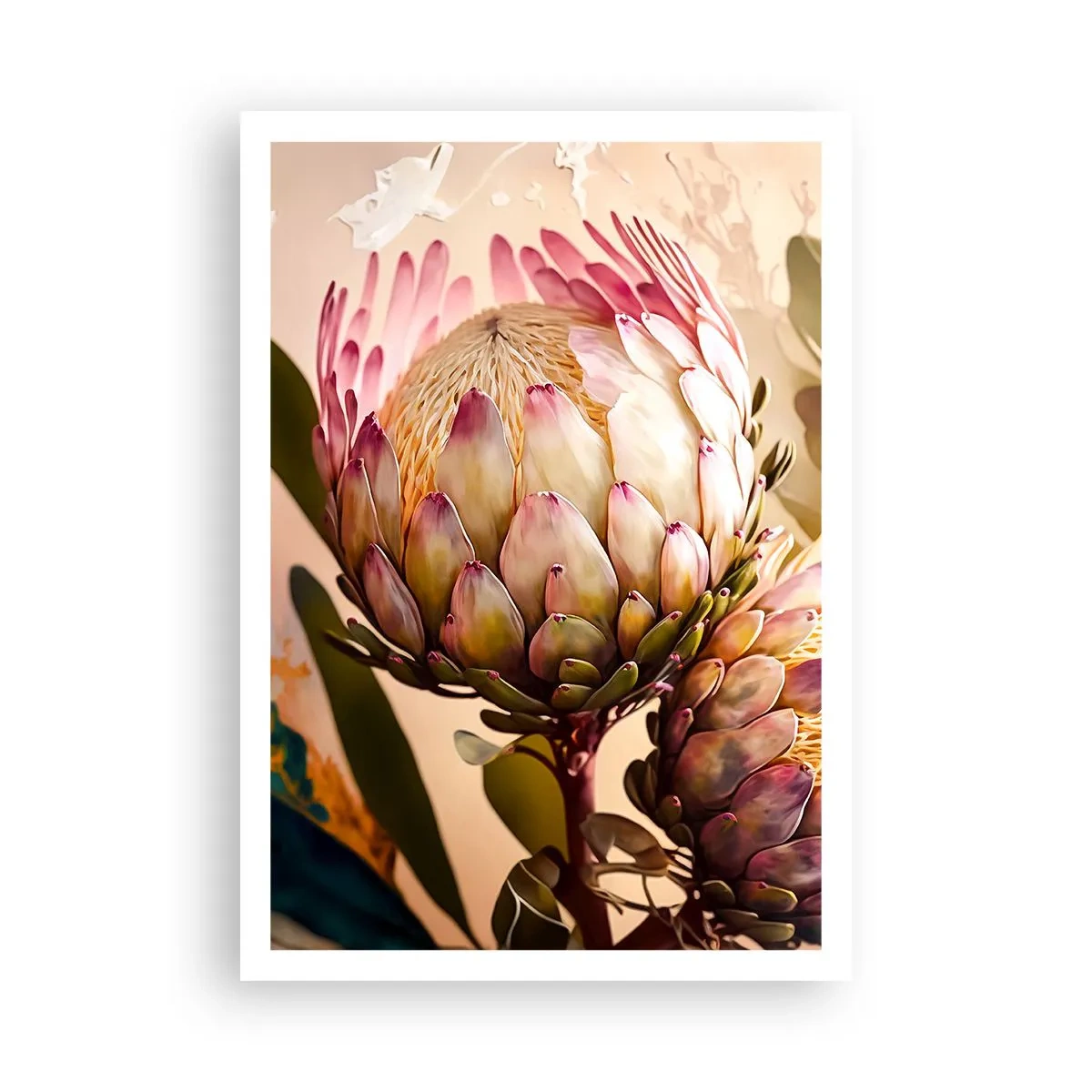 Affiche - Poster - Tendrement embrassé - 70x100 cm
