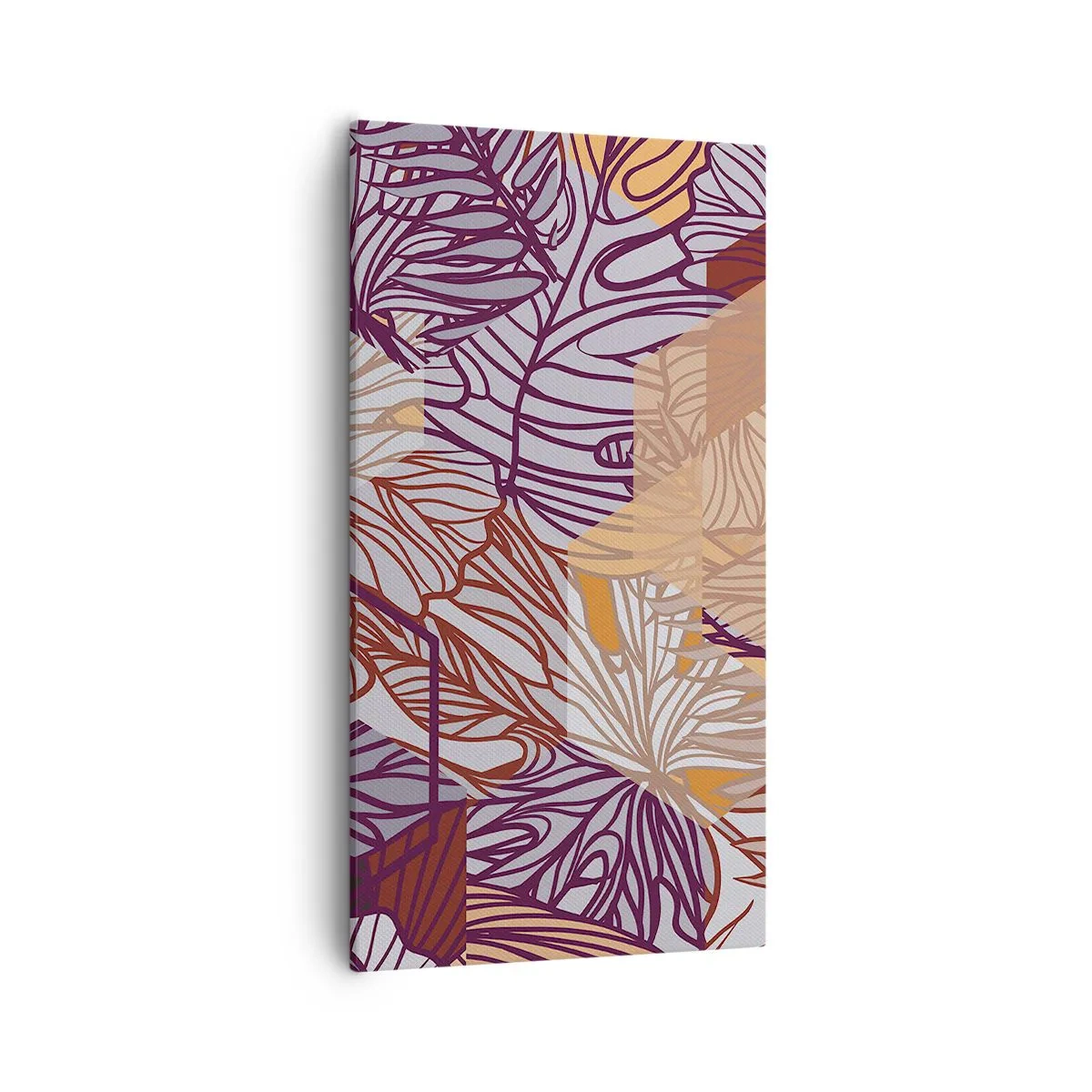 Impression sur toile - Image sur toile - Relation impossible entre la géométrie et la nature - 55x100 cm