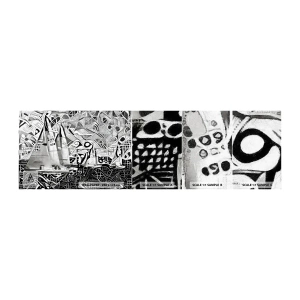 Échantillon De Papier Peint Standard Eco - Entre les vagues - voile, Cubisme, Morceau - 100x30 cm