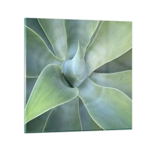 Impression sur verre - Image sur verre - La naissance de la verdure - 70x70 cm