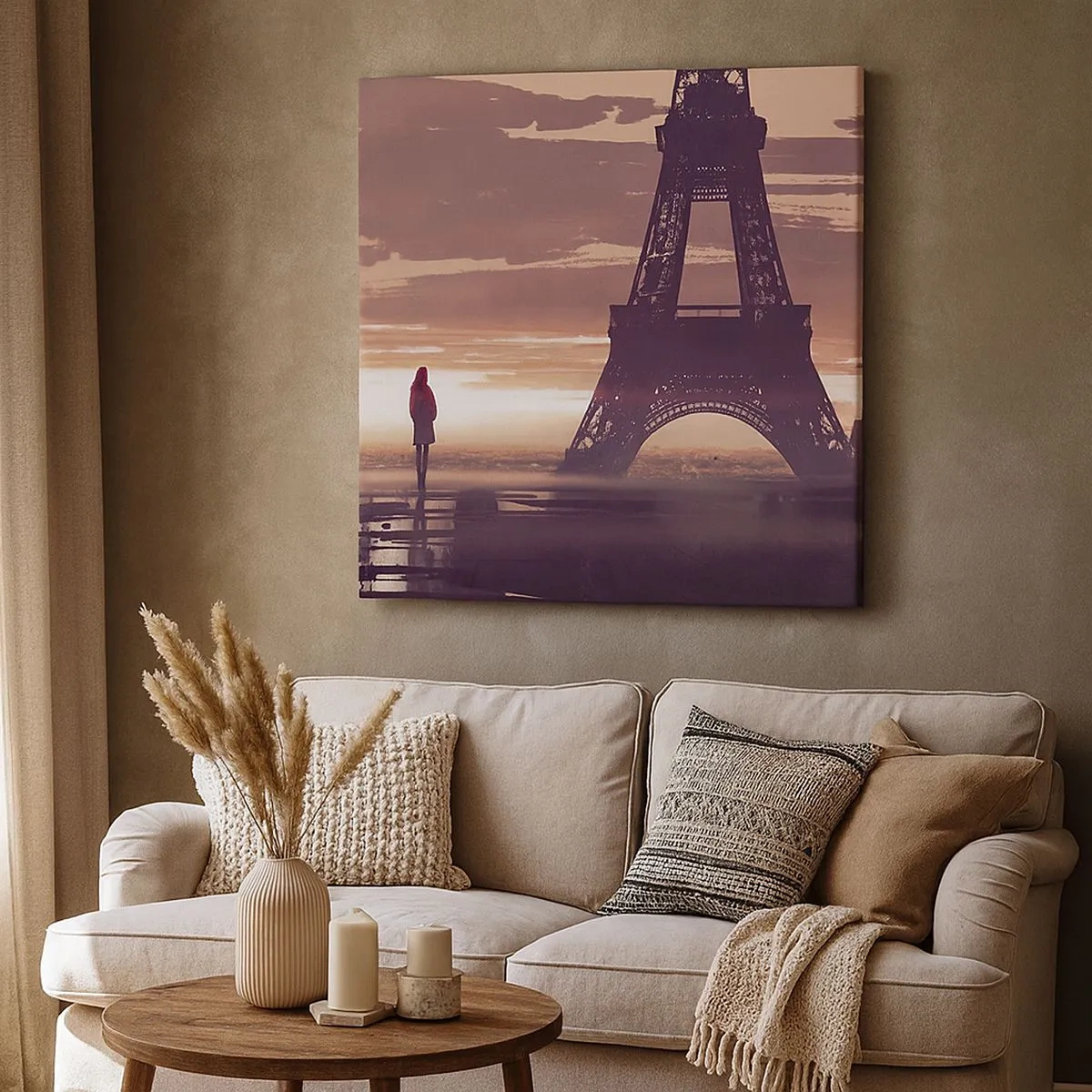 Impression sur toile - Image sur toile - Seulement deux d'entre eux - 30x30 cm