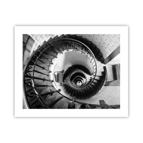 Affiche - Poster - De plus en plus haut - 50x40 cm