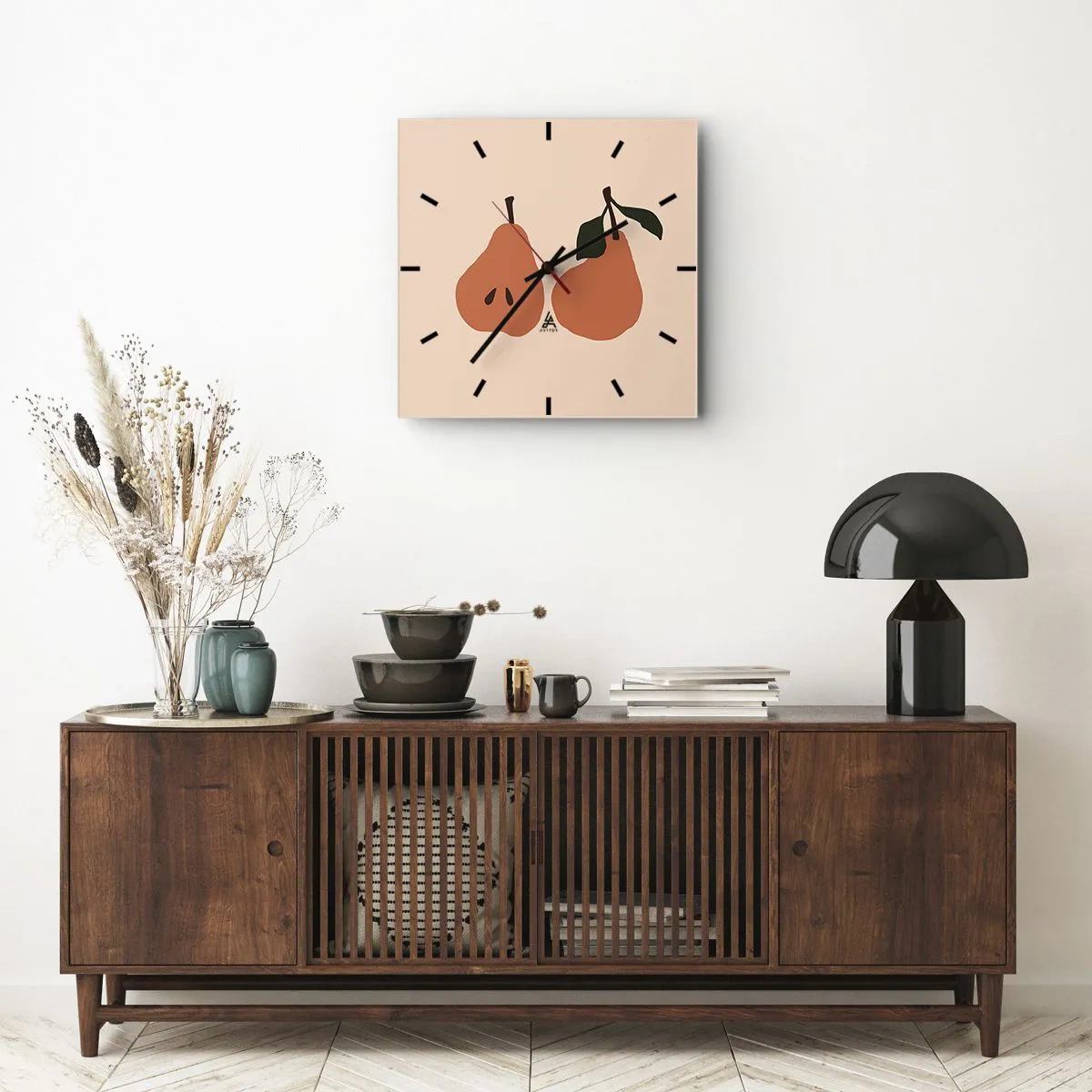 Horloge murale - Pendule murale - La douceur elle-même - 40x40 cm