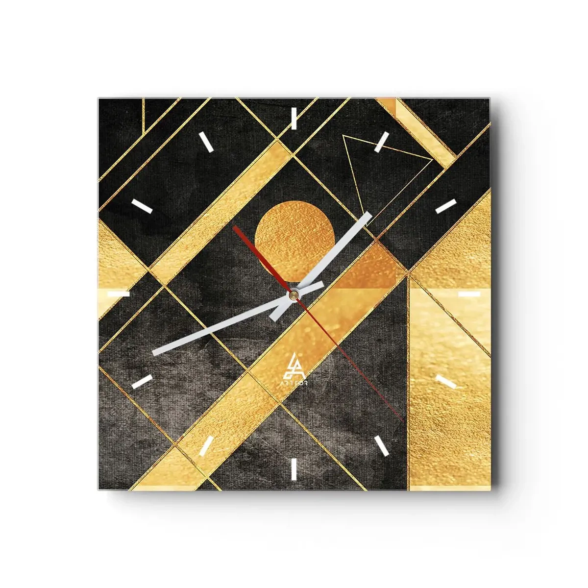 Horloge murale - Pendule murale - Soleil du désert - 40x40 cm