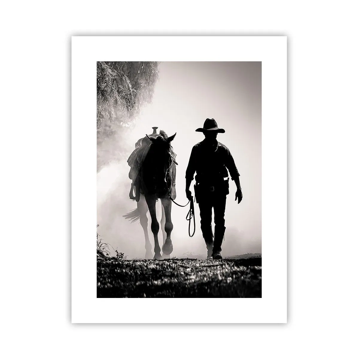 Affiche - Poster - Matinée texane - 30x40 cm