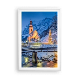 Affiche dans un cadre blanc - Poster - L'âme du monde - 61x91 cm