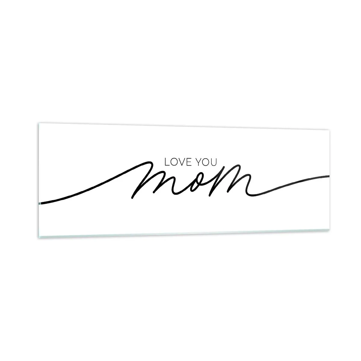 Impression sur verre - Image sur verre - Grand chamboulement - 90x30 cm