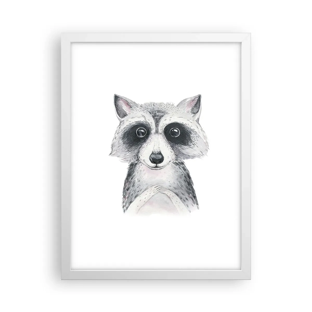 Affiche dans un cadre blanc - Poster - Un moment pour s'émouvoir - 30x40 cm