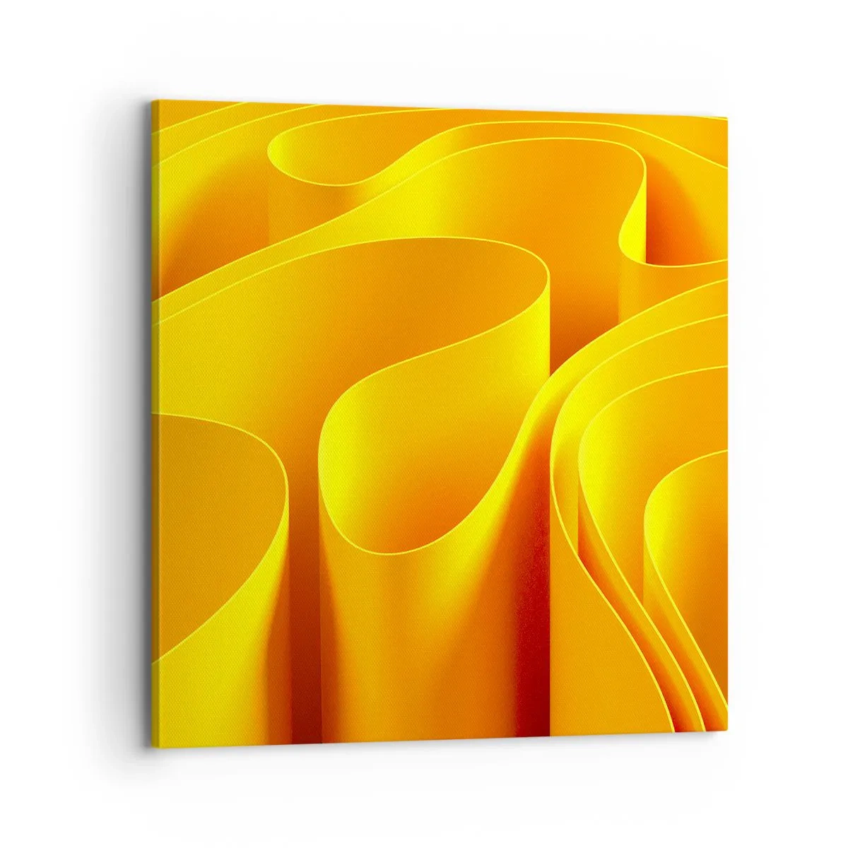 Impression sur toile - Image sur toile - Comme les vagues du soleil - 70x70 cm