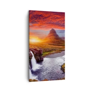 Impression sur toile - Image sur toile - Vue de la terre du milieu - 45x80 cm