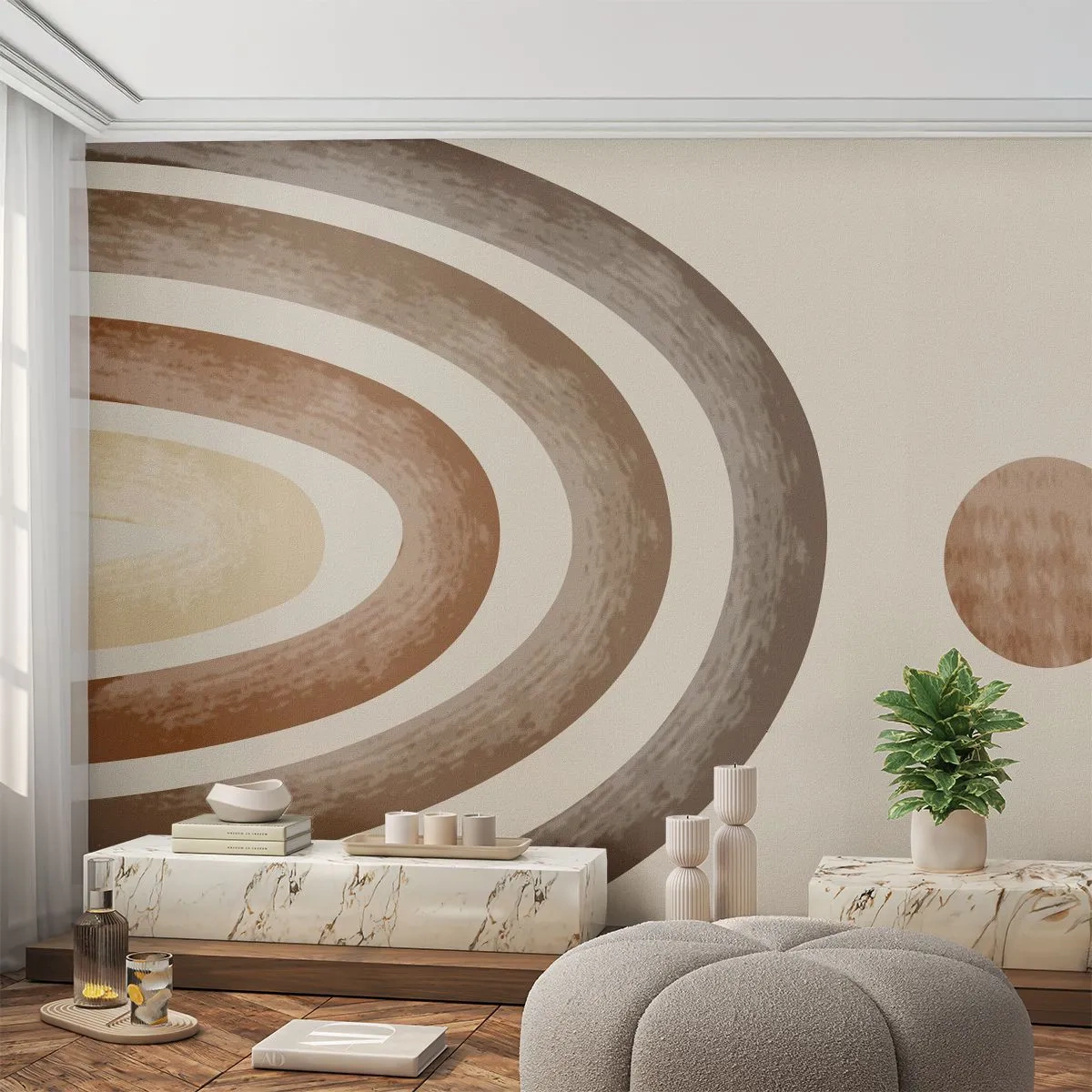 Papier peint sur mesure Premium Sand - Dans une galaxie lointaine - Abstraction, Morceau, Conception