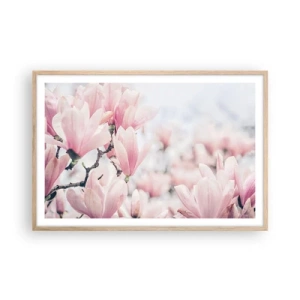 Affiche dans un chêne clair - Poster - Idéal de la subtilité - 91x61 cm