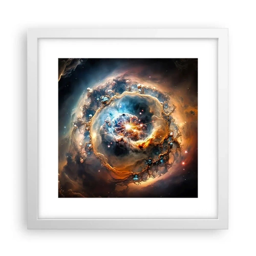 Affiche dans un cadre blanc - Poster - Le début - 30x30 cm