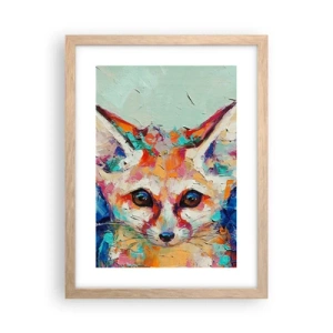 Affiche dans un chêne clair - Poster - Etes-vous prêts pour moi? - 30x40 cm