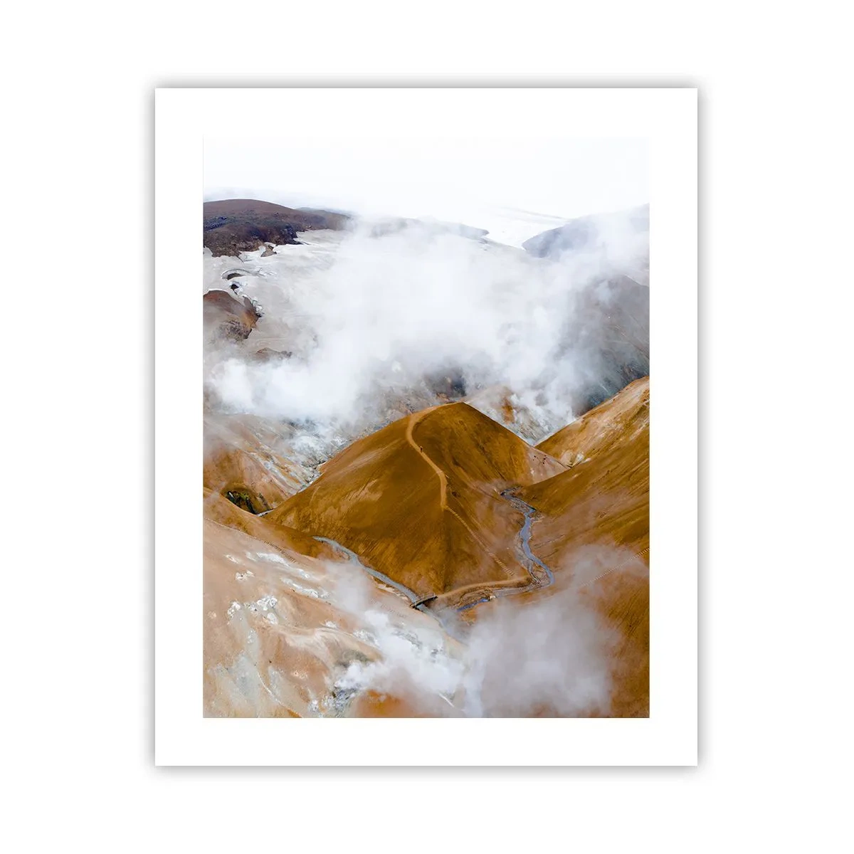 Affiche - Poster - Le charme brut de l'Islande - 40x50 cm