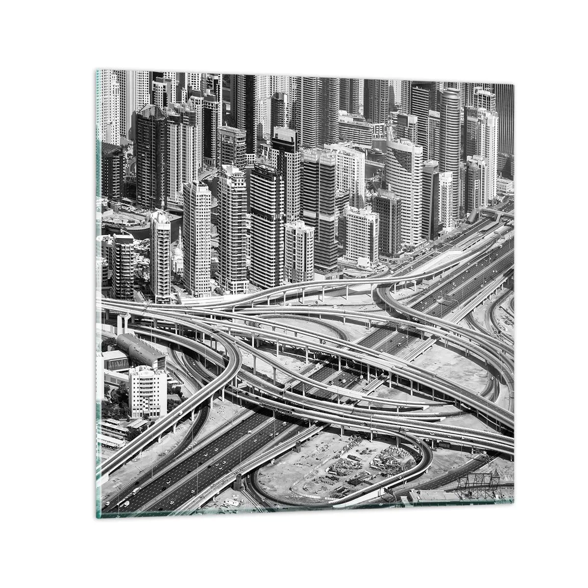 Impression sur verre - Image sur verre - Dubaï - la ville impossible - 40x40 cm