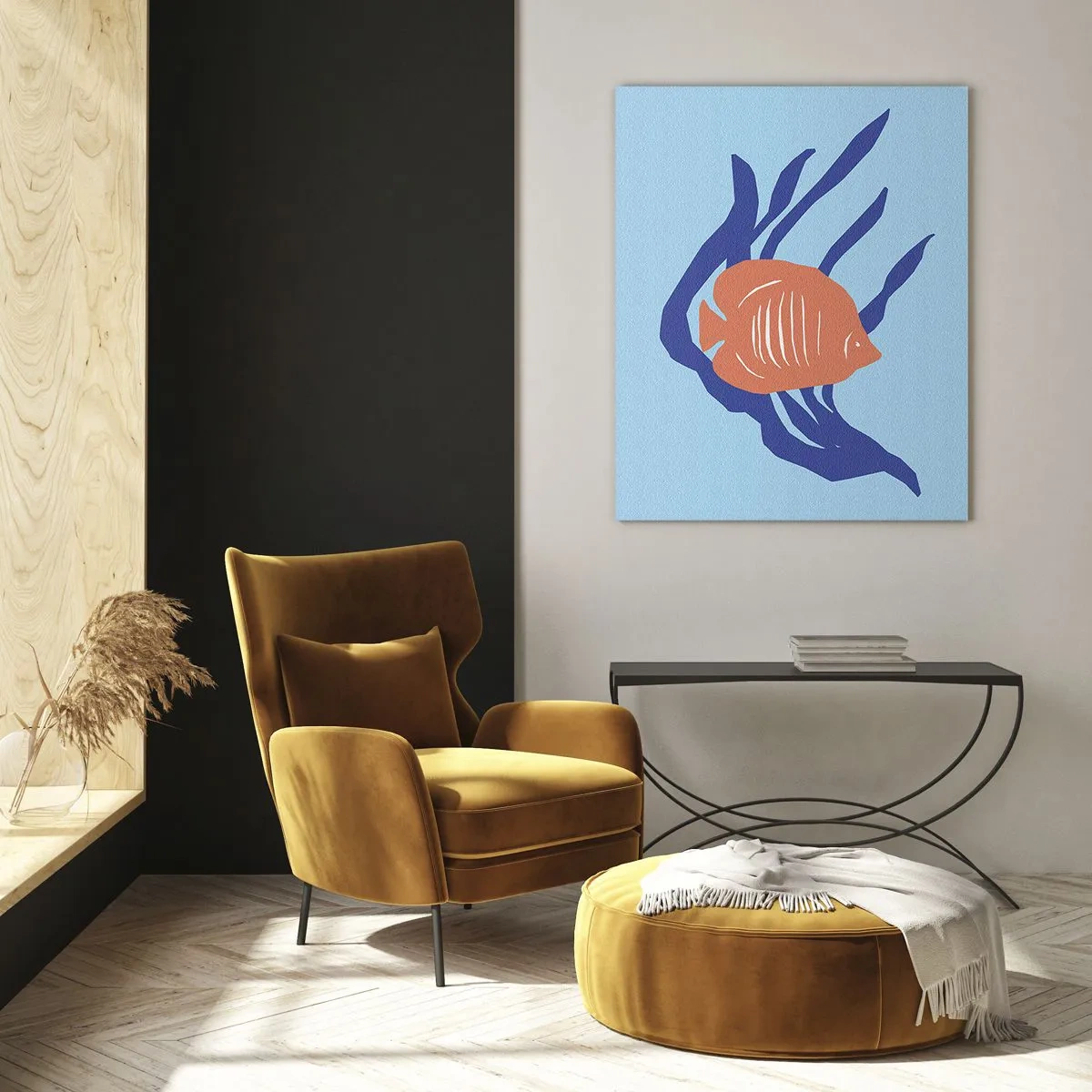 Impression sur verre - Image sur verre - Habitant des eaux coralliennes - 80x120 cm