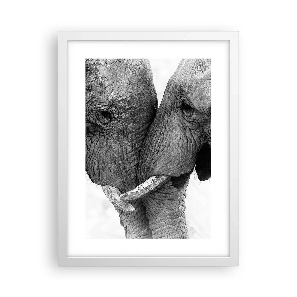 Affiche dans un cadre blanc - Poster - Confession sincère - 30x40 cm