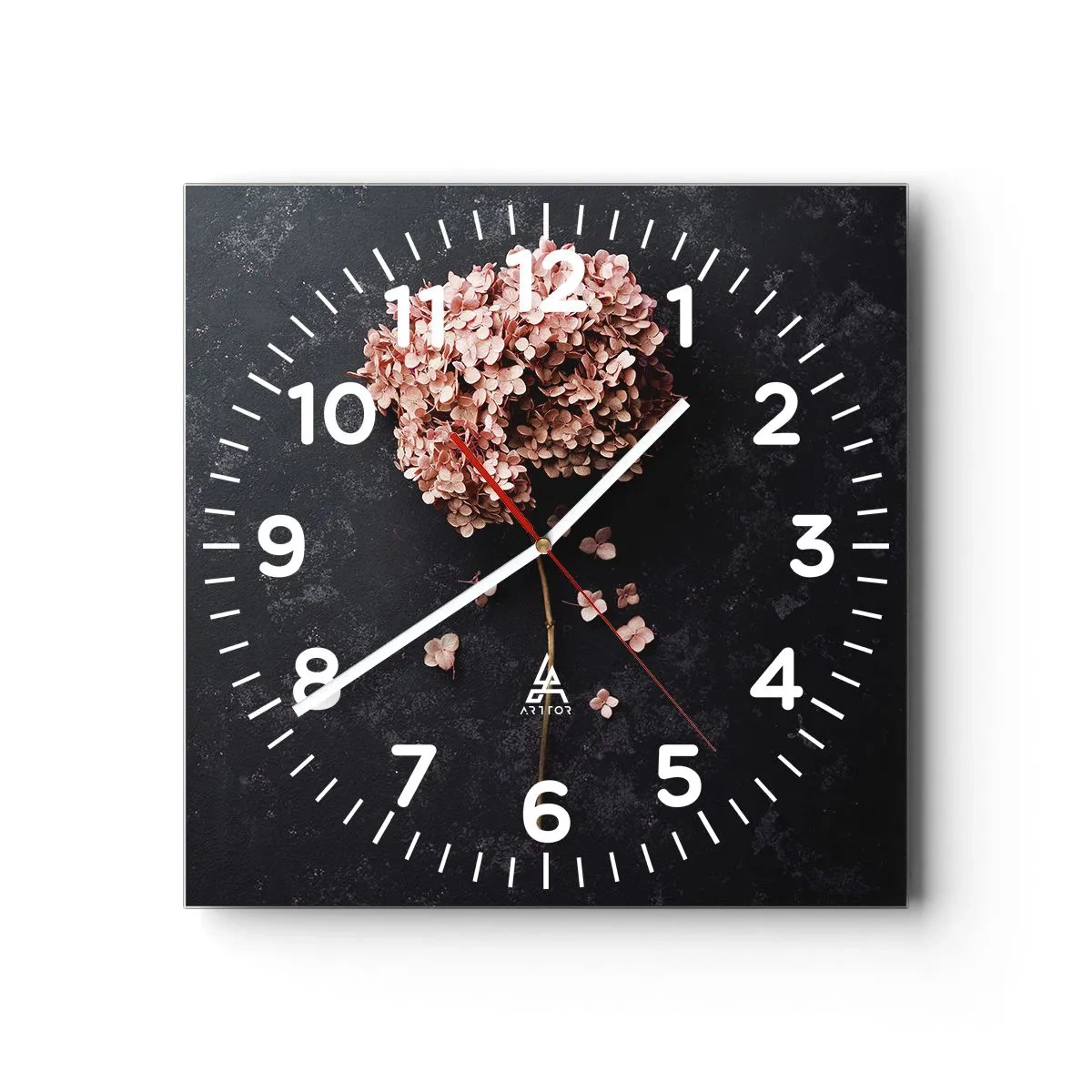 Horloge murale - Pendule murale - Un signe vraiment romantique - 40x40 cm