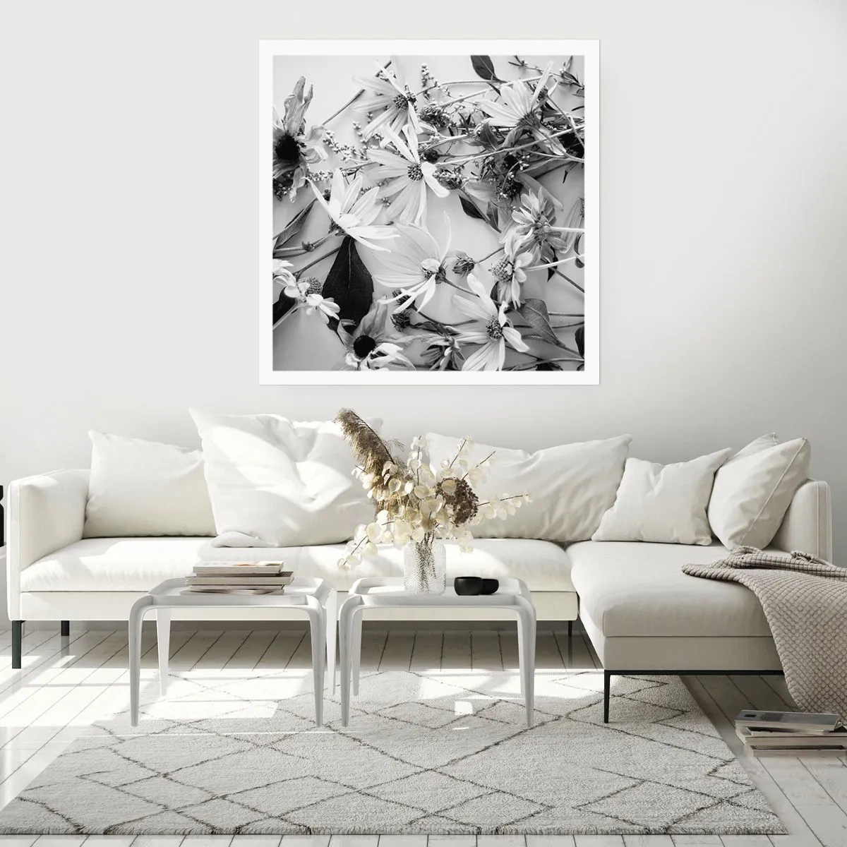 Affiche - Poster - Non-un bouquet de fleurs - 50x50 cm