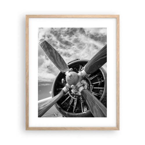 Affiche dans un chêne clair - Poster - Dompteur de ciel - 40x50 cm