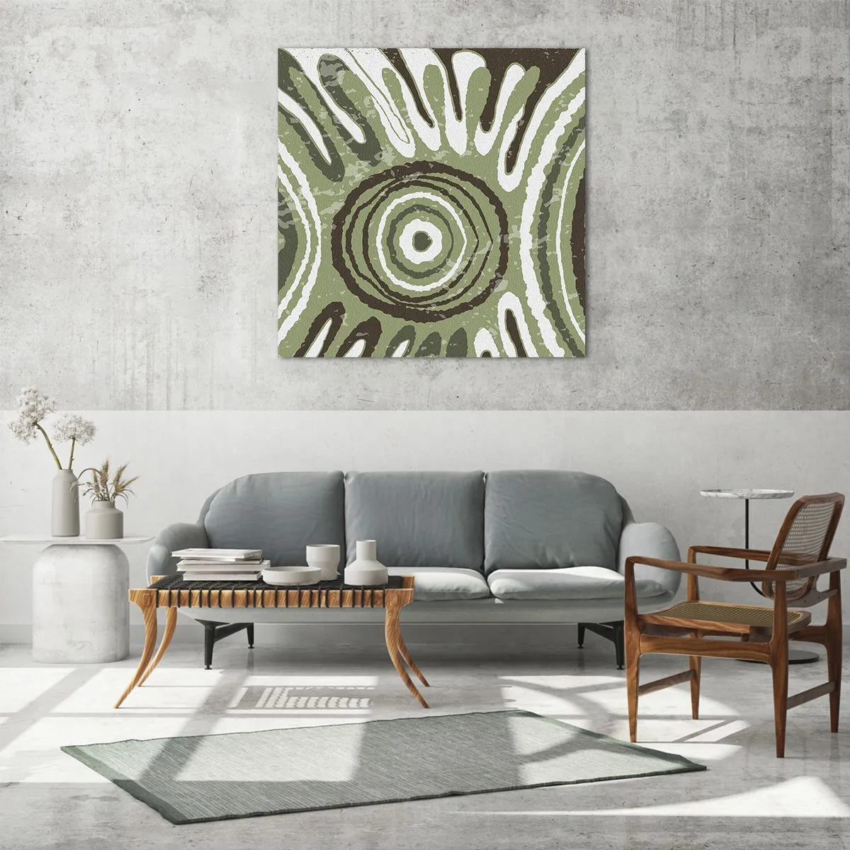 Impression sur verre - Image sur verre - Une explosion d'émotions - 60x60 cm