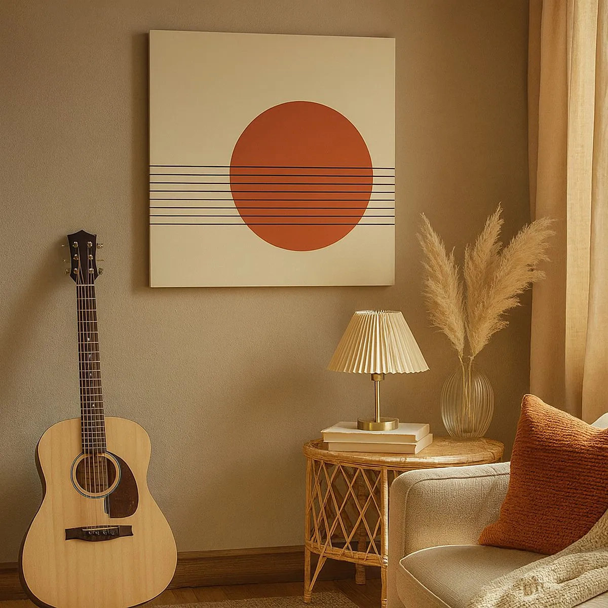 Impression sur toile - Image sur toile - Aux alentours et plus loin - 30x30 cm