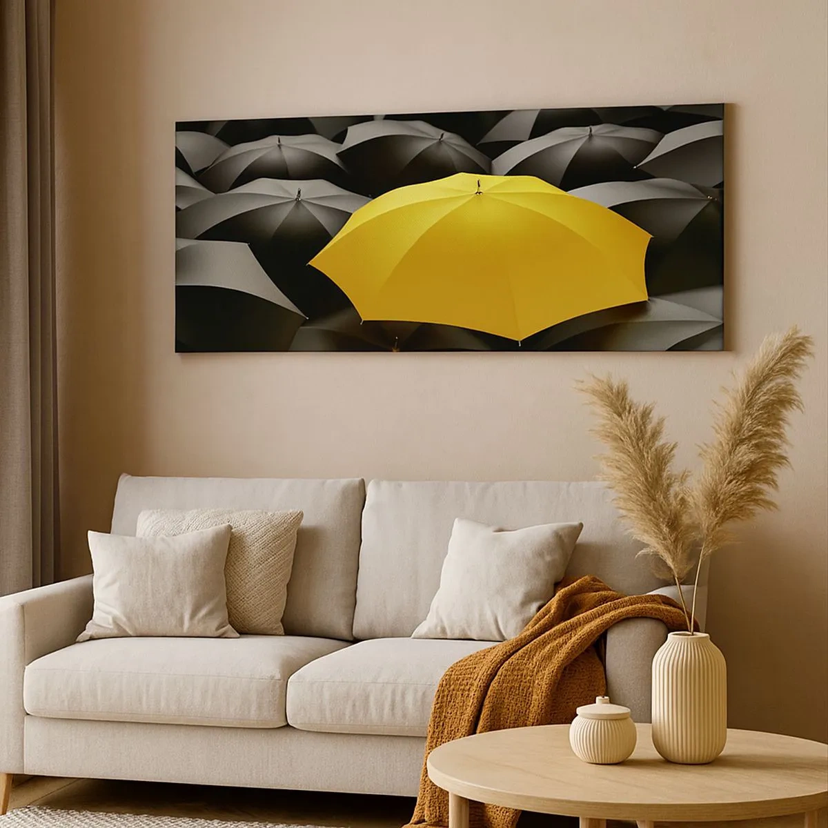 Impression sur toile - Image sur toile - Adieu chagrin - 100x40 cm