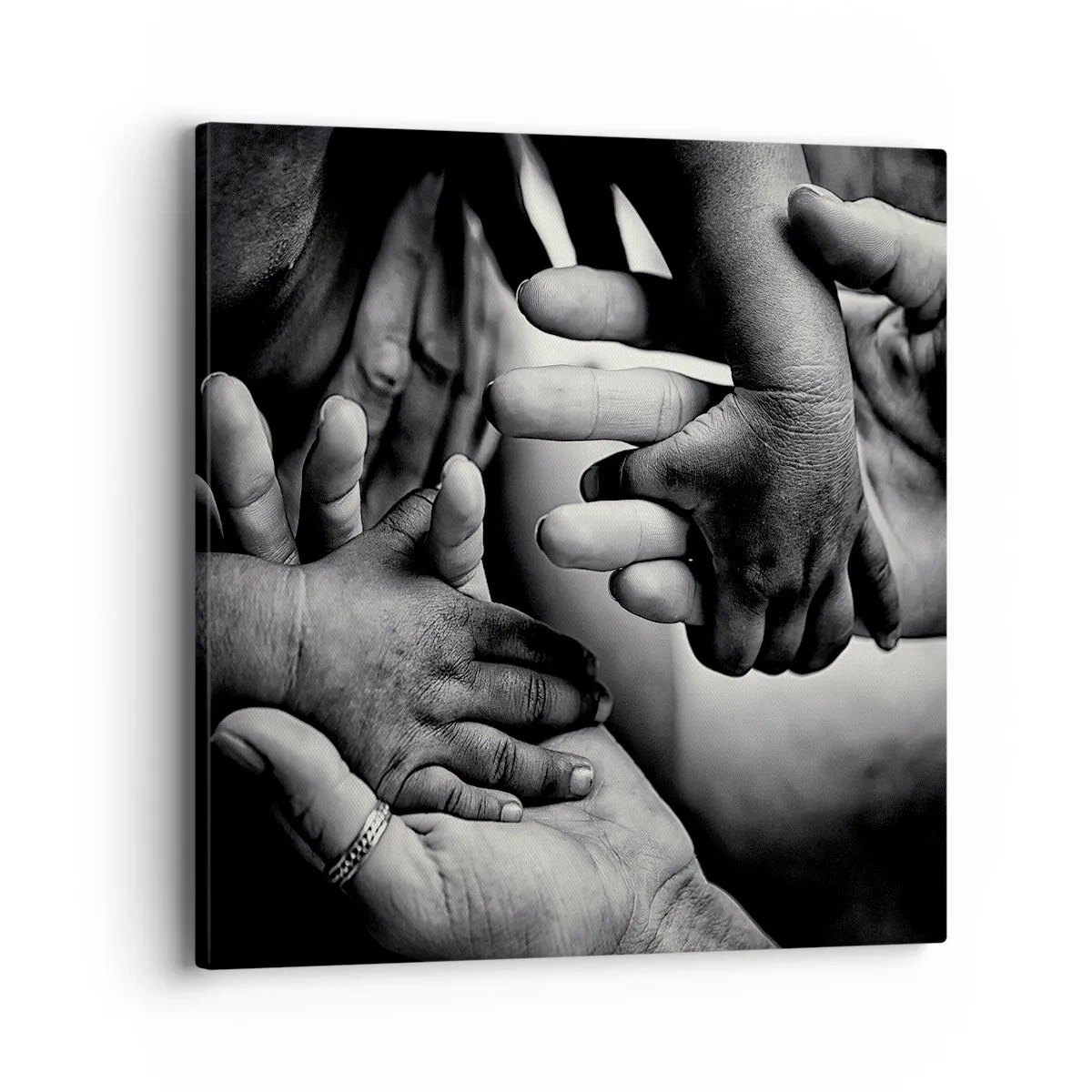 Impression sur toile - Image sur toile - Être humain - 40x40 cm