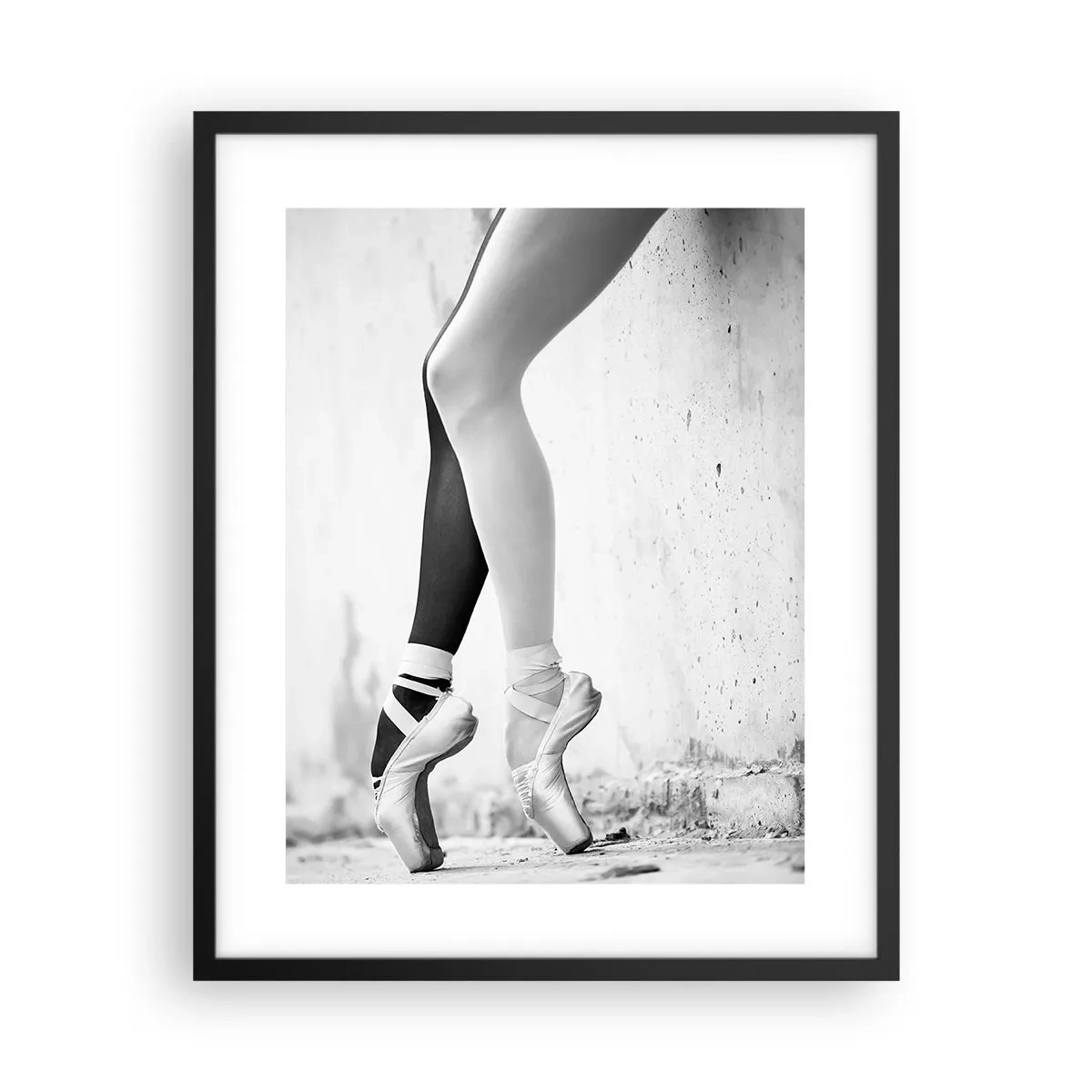 Affiche dans un cadre noir - Poster - Ballerine, voilà ! - 40x50 cm