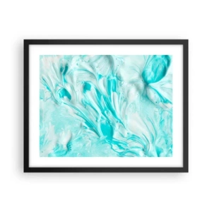 Affiche dans un cadre noir - Poster - Ensemble pour toujours - 50x40 cm