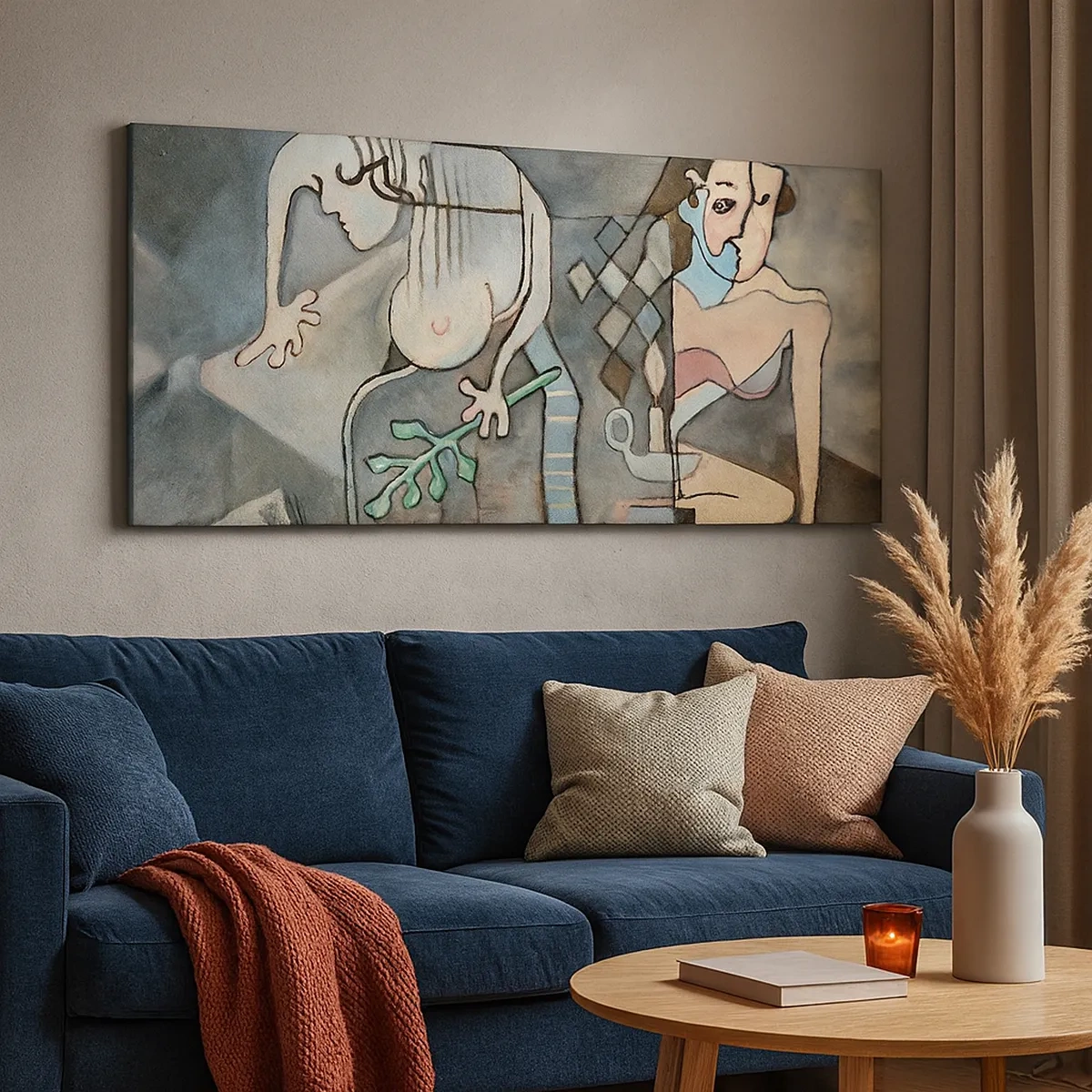 Impression sur toile - Image sur toile - Mosaïque d'esprit et de matière - 30x30 cm