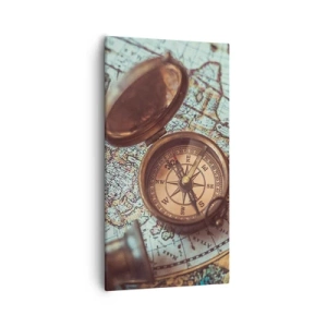 Impression sur toile - Image sur toile - Pour ceux qui recherche l'aventure - 55x100 cm