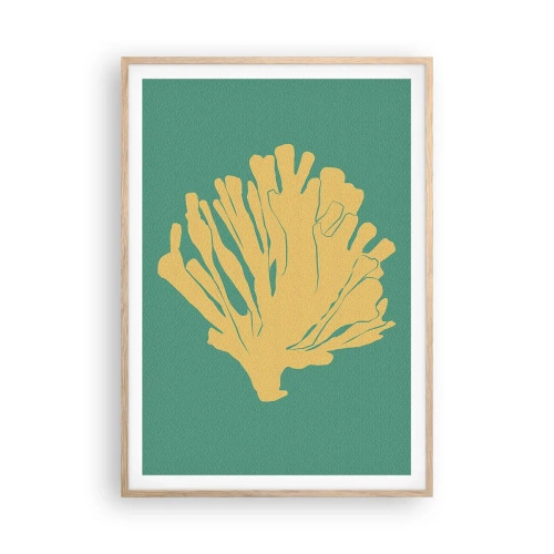 Affiche dans un chêne clair - Poster - Buisson forestier sous-marin - 70x100 cm