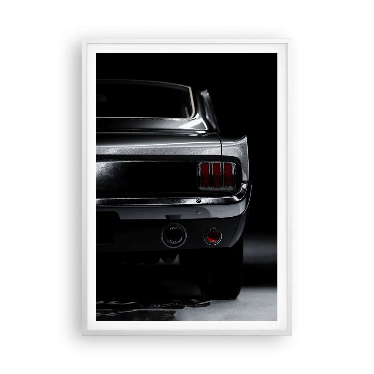 Affiche dans un cadre blanc - Poster - Le charme du classique - 70x100 cm