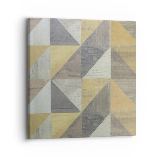 Impression sur toile - Image sur toile - Suivant l'angle du triangle - 30x30 cm