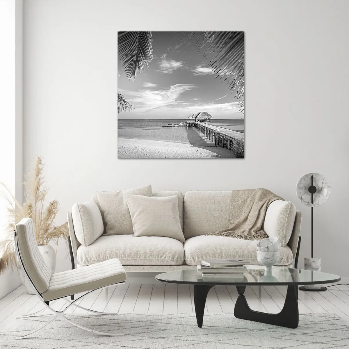 Impression sur verre - Image sur verre - Souvenirs ou rêve? - 30x30 cm