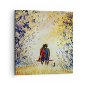 Impression sur toile - Image sur toile - Moment magique - 70x70 cm