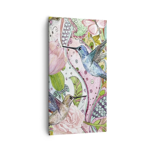 Impression sur toile - Image sur toile - Empêtré dans les vignes - 55x100 cm