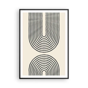 Affiche dans un cadre noir - Poster - Dans un instant... - 70x100 cm