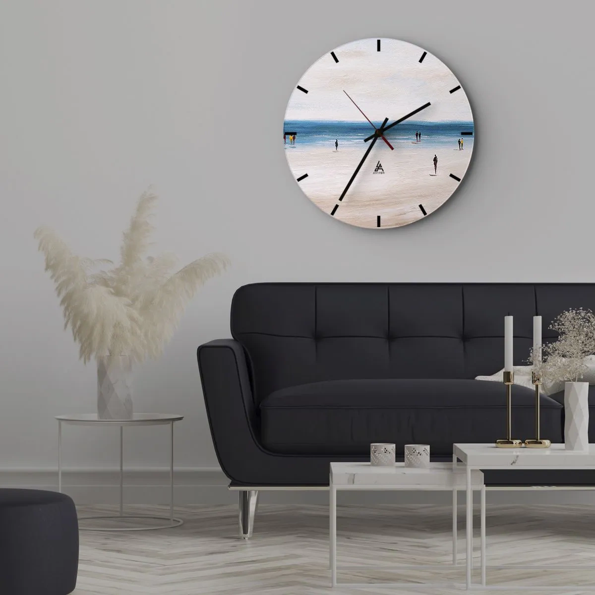 Horloge murale - Pendule murale - Un besoin naturel - 40x40 cm