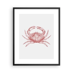 Affiche dans un cadre noir - Poster - Le crabe des crabes - 40x50 cm