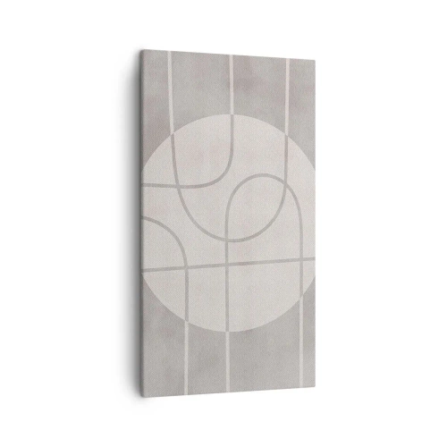 Impression sur toile - Image sur toile - Circulaire et tout droit - 45x80 cm