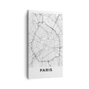 Impression sur toile - Image sur toile - Fleur de Paris - 45x80 cm