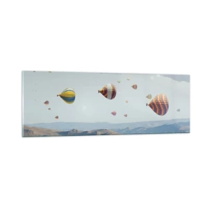 Impression sur verre - Image sur verre - Ici, tout est possible - 90x30 cm